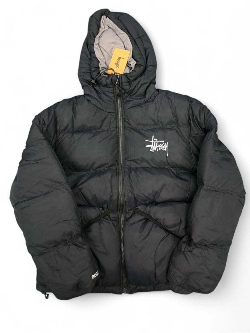 Stussy Black Jacket with White Logo